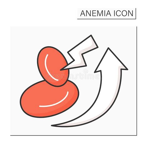 Anemia Color Icon Stock Vector Illustration Of Care 225914611