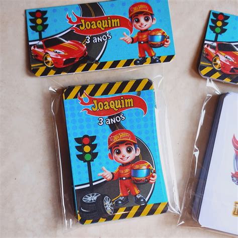 Jogo da Memória G Personalizado Hot Wheels Cartas Elo