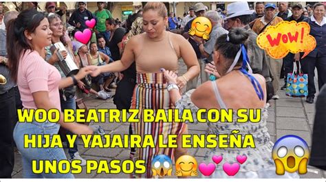 Woo La Hermosa Beatriz Baila Con Su Hija Mira Como Baila