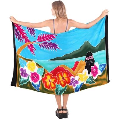 La Leela Women S Summer Bikini Wraps Beach Wrap Cover Up Sarong Skirt Bathing Suit Swimsuit