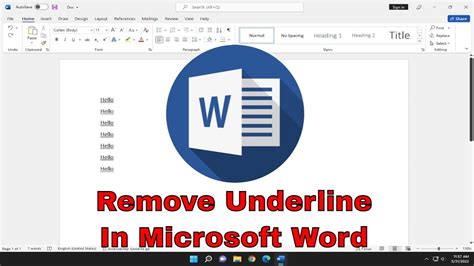 How Do I Remove Underline In Word Wiki Ref