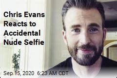 Chris Evans Reacts To Accidental Nude Selfie