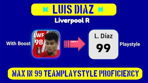 How To Train L Diaz Max Level In Efootball How To Max Luis D Az