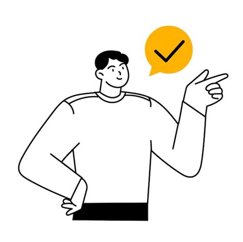 Premium Vector | The man has accomplished his work assignment