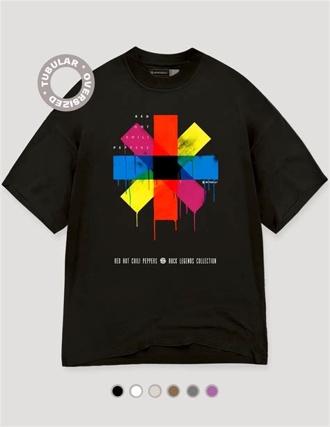 Camiseta Oversized Tubular Red Hot Chili Peppers Sensorial Camisetas Exclusivas Compre Online
