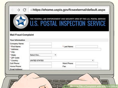 how to file a complaint to the post office