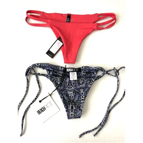 Beach Riot Swim Nwt Lot Of Beach Riot Nikki Bikini Bottom Tavik