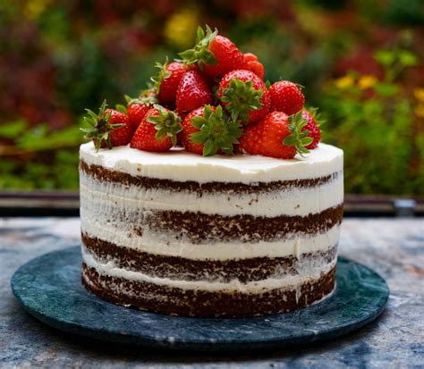 Naked Cake Schoko Mascarpone Torte