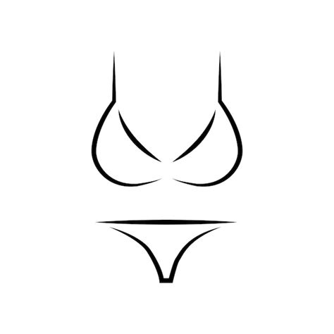 Premium Vector Swimsuits Or Bikini Icon Isolated On White Background