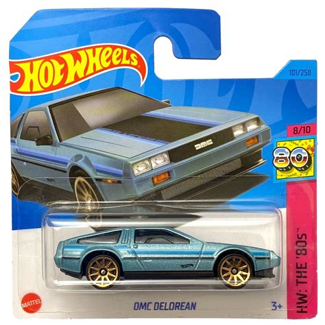 Hot Wheels DMC Delorean Sky Blue HW The S Perfect Birthday Gift Rare Miniature Collectable
