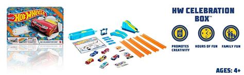 Hot Wheels HW Celebration Box Complete Starter Set With Hot Wheels