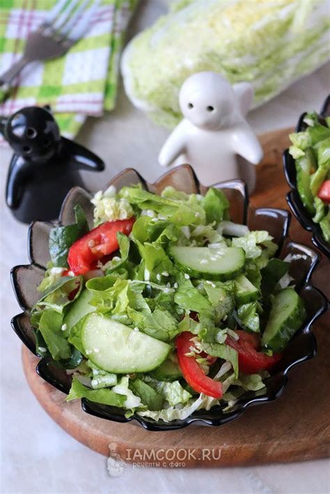 Диетический салат из пекинской капусты (ПП) — рецепт с фото | Здоровое ...