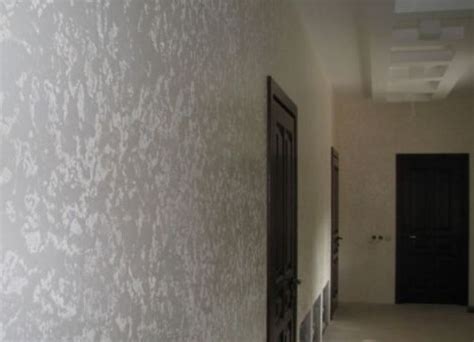 Декоративная штукатурка в коридоре