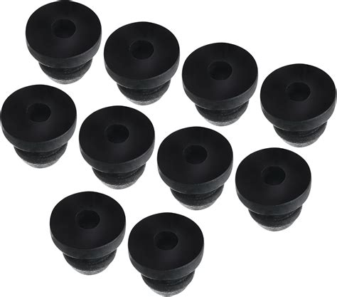 meccanixity pcs snap rubber grommet hole plug mount  mm id mm