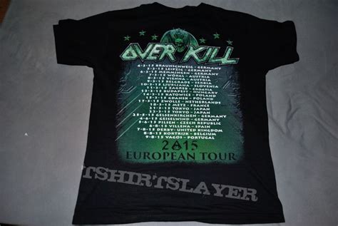 Overkill White Devil Armory Tourshirt Tshirtslayer Tshirt And