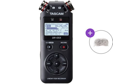 Tascam DR-05X SET Джобен дигитален рекордер - Muziker