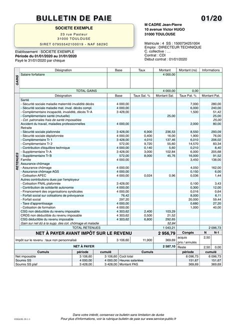 Exemple Fiche De Paie 2022 Suisse Image To U