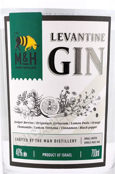 Джин M & H Levantine Single Malt Gin, - купить джин Эм энд Эйч Левантин ...