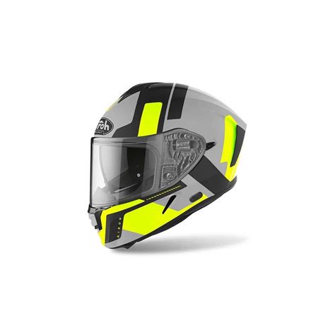 Airoh Spark Shogun Grey Yellow Full Face Helmet