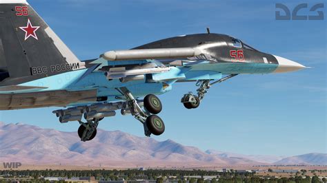Обновленная 3D модель Су-34 для DCS World | Пикабу