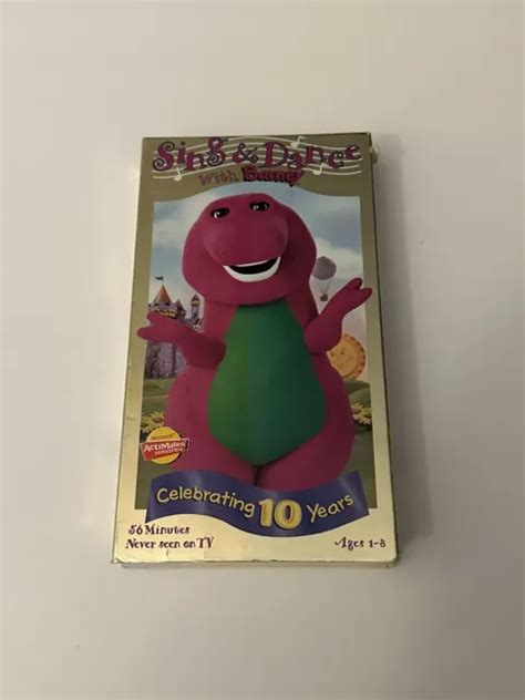 Barney Sing And Dance With Barney Vhs 1999 555 Picclick Ca