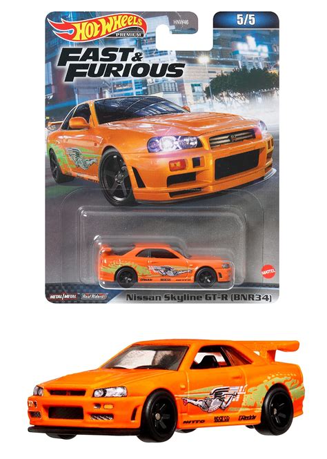 Hot Wheels Fast And Furious Skyline GT R BNR34 5 5 HKD21 Amazon Co Uk Toys Games