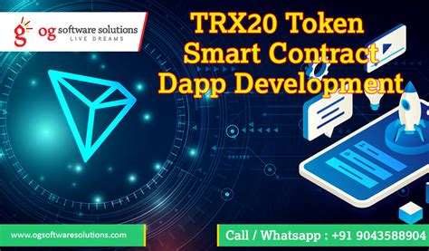 TRX20 Token Smart Contract Dapp OG Software Solutions