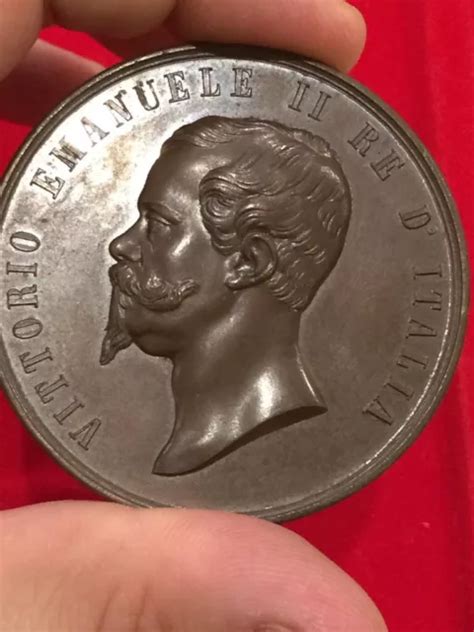 Medaglia Esposizione Universale Di Parigi Vittorio Emanuele Ii Eur