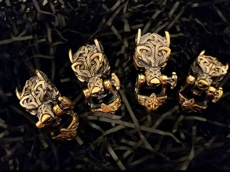 Фурнитура для браслетов из паракорда/ кожи, "Кельтский волк" в интернет ...