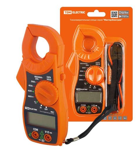 Токоизмерительные клещи серия МастерЭлектрик М87 (компакт) TDM; SQ1005-0013