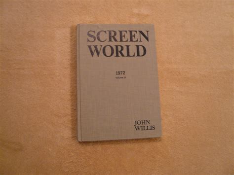 Screen World John Willis 1972 Film Annual Vol 23 De John Willis Near