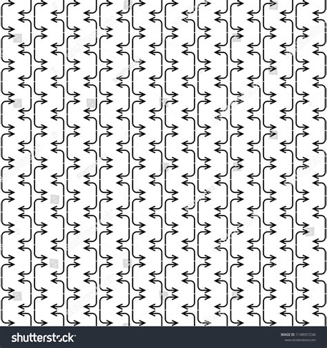 vector illustration seamless texture arrow stock vector royalty