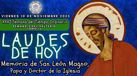 Laudes Laudes De Hoy Viernes De Noviembre Camino