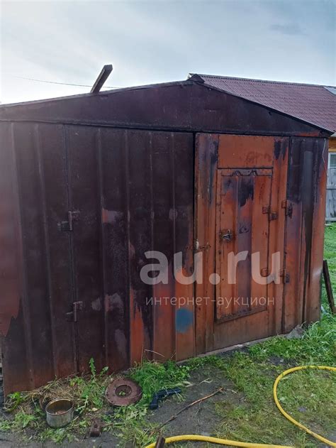 Гараж металлический разборный — купить в Красноярске. Состояние: Б/у ...