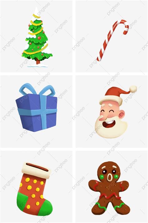 Christmas Painting Clipart Transparent Background Cartoon Hand Painted