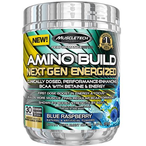 БЦАА MuscleTech Amino Build Next Gen Energized 300 грамм — купить ...
