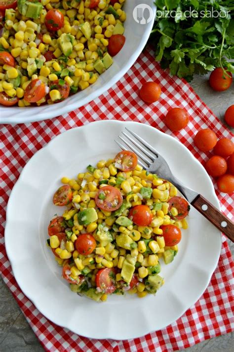 Ensalada De Tomate Jitomate Y Elote Receta Ensalada De Tomate