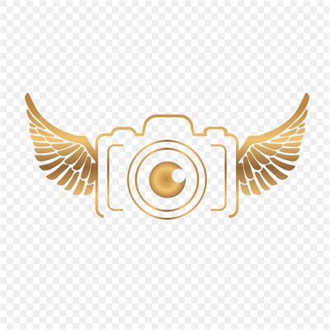 Golden Wing Vector Art Png Golden Photography Wing Camera Logo