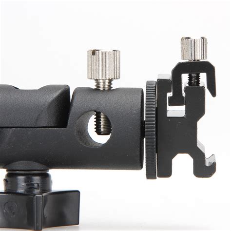 Taffstudio Hot Shoe Swivel Lampu Flash Kamera For Tripod Light Stand Qm Black