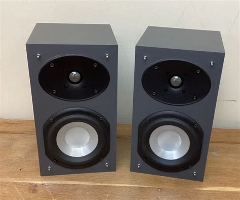 sonus sp bookshelf loudspeakers grey ohm  wa ps picclick uk