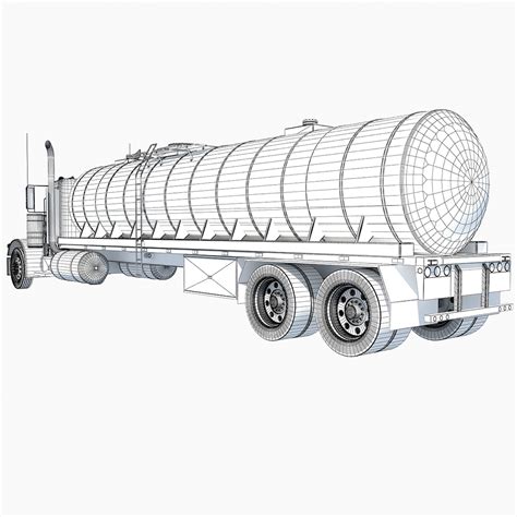 Tanker Truck 3d Model