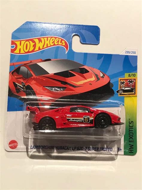 Hot Wheels Lamborghini Huracan LP Super Trofeo Small Card Etsy Australia