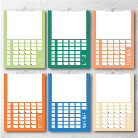 Süßer Diy Bastel Kalender Din A4 I Younikat® 750