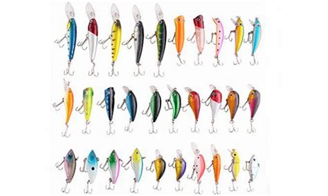 30PCS Freshwater Fishing Lures Baits Length From 1.57 to 3.66 inches | Groupon