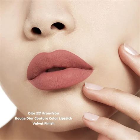 Son Dior Rouge Dior Velvet Finish Frou frou Màu Hồng Đất Nude Vua Hàng Hiệu