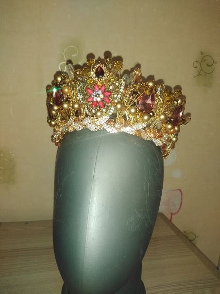 Золотая плетёная корона в наличии. | Короны и диадемы Феевой Ксении ...
