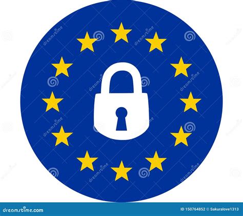 Concept De Gdpr Protection Des Donnes Serrure Verrouille