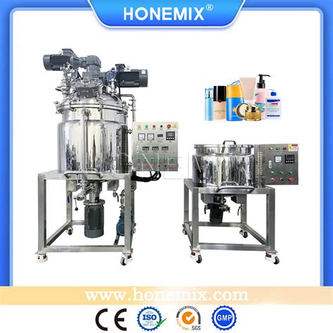 200kg Horizontal Vacuum Mixer Emulsifier Ointment Homogenizer Cosmetics