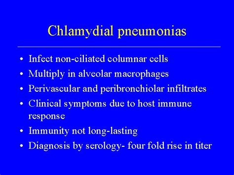 Respiratory Infections Atypical Pathogens In Community Acquired Pneumonia