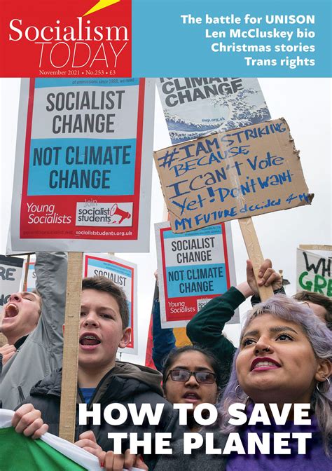 Editorial: How to save the planet – Socialism Today